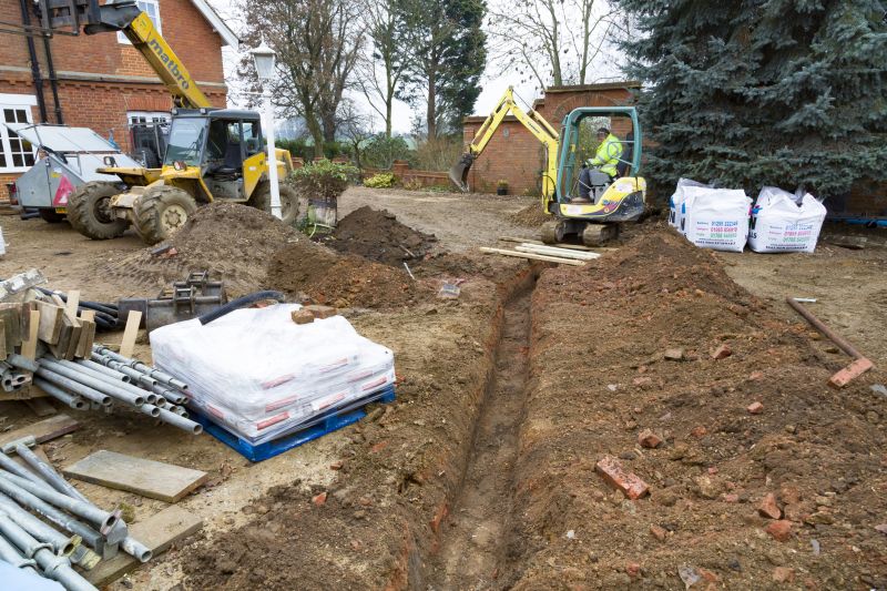 Drainage Trench Construction