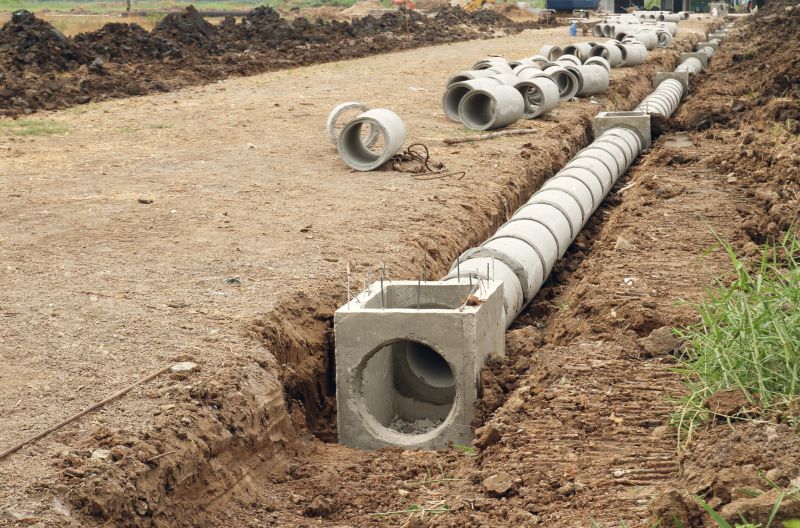 Drainage Trench Construction