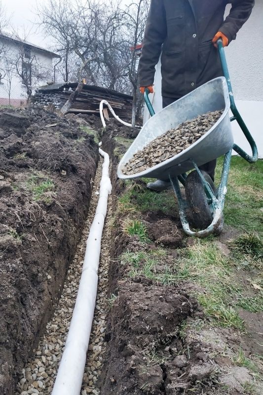 Drainage Trench Construction