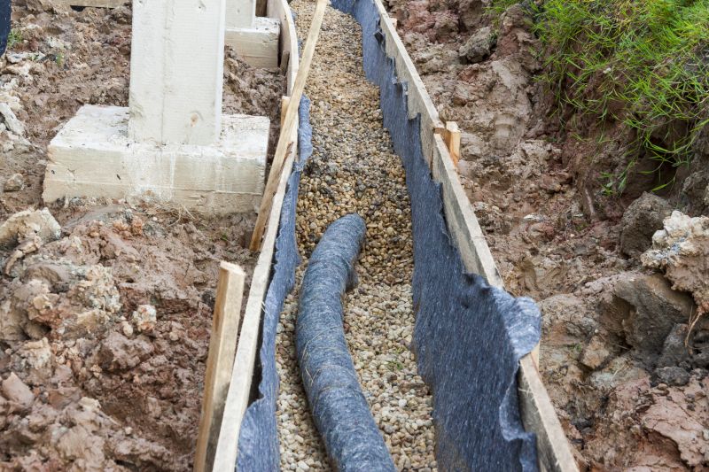Drainage Trench Construction