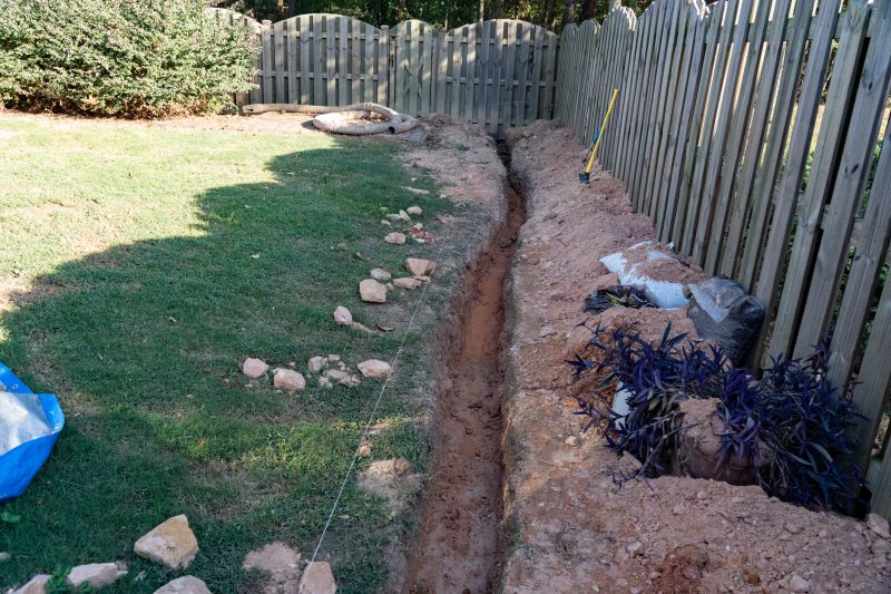 Professional trench installation